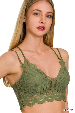 Bria Crochet Lace Bralette w/Pads