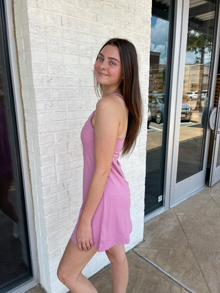 Sunday Funday Tennis Mini Dress Pink