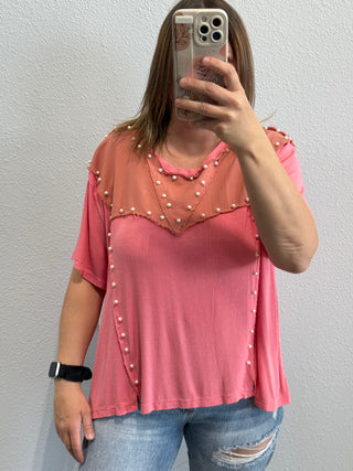 Bailey Pearl Oversize Top