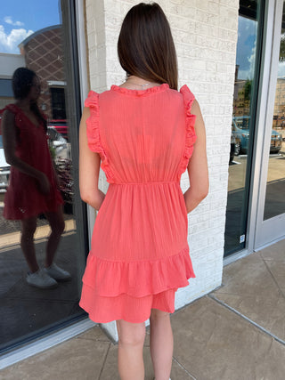 Lily Ruffled Mini Dress