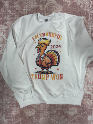 Thankful For Trump Graphic T-Shirt/Crewneck