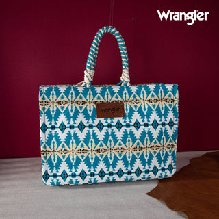 Wrangler Southwestern Print Tote Bag - Turquoise