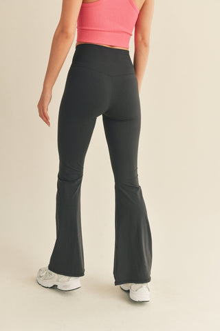 Silence High Waist Crossover Flare Legging