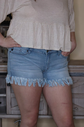 Morrison Mid Rise Shorts by LuvLeigh Apparel
