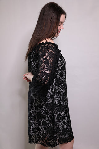 Dance With Me Off Shoulder Lace Dress by LuvLeigh Apparel