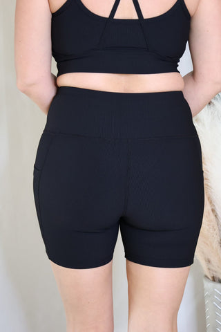 Black Hitting The Streets Biker Shorts by LuvLeigh Apparel